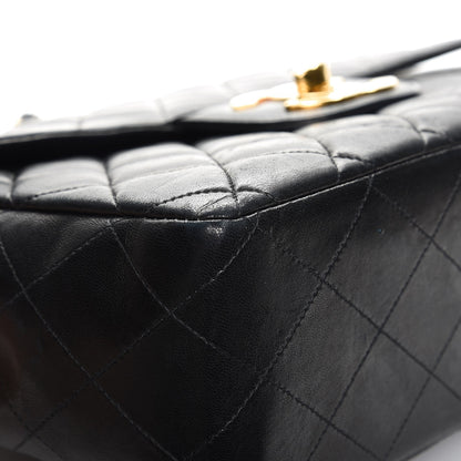 Chanel Lambskin Quilted Jumbo Single Flap Black 10 of 13