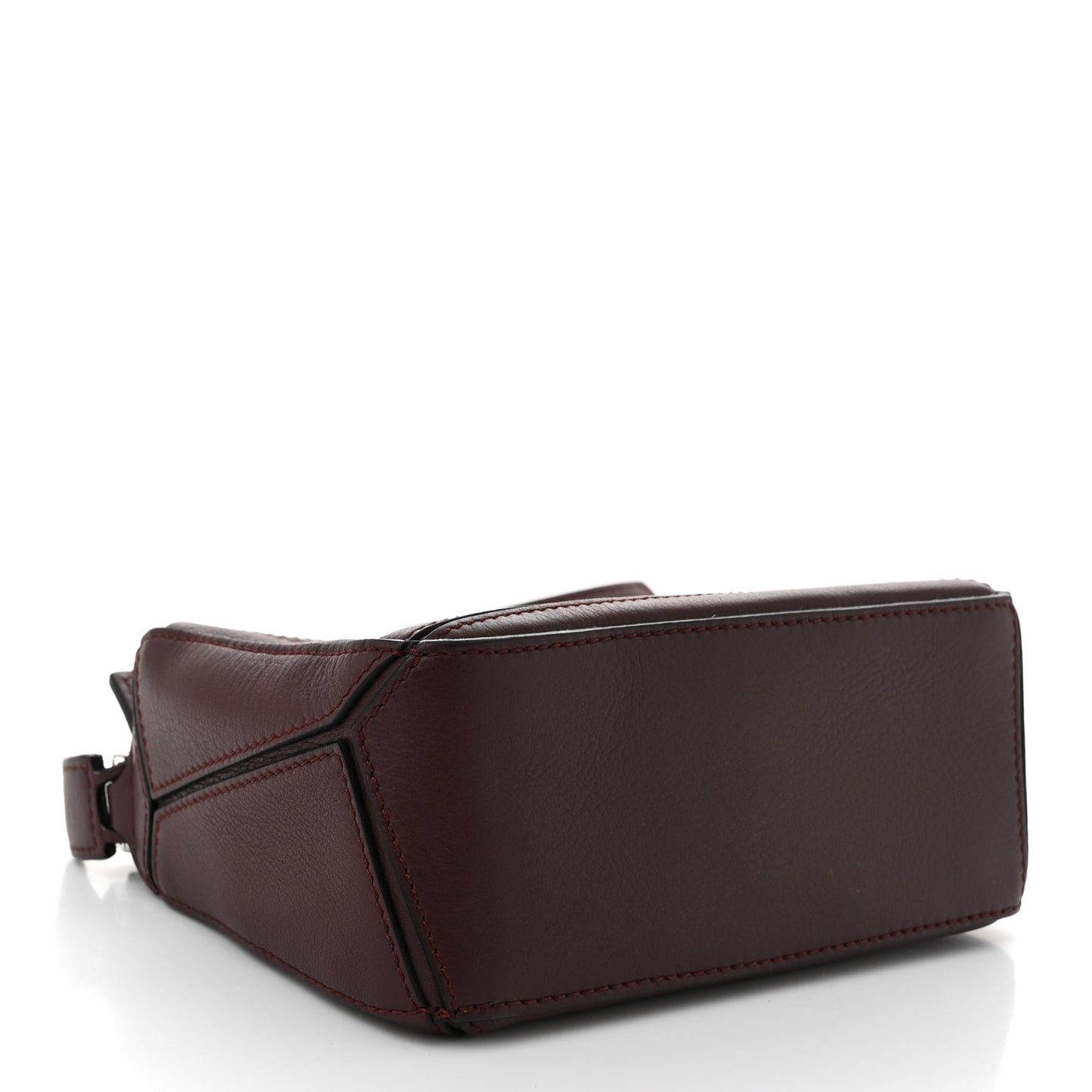 Calfskin Mini Puzzle Bag Dark Burgundy