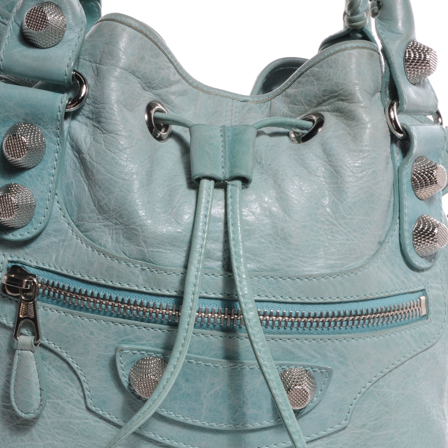 Agneau Giant 21 Silver Hardware Pompon Maldives