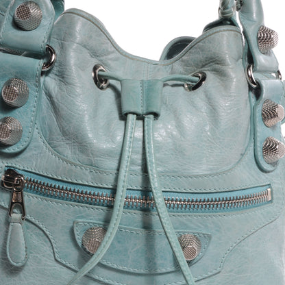 Balenciaga Agneau Giant 21 Silver Hardware Pompon Maldives 10 of 11
