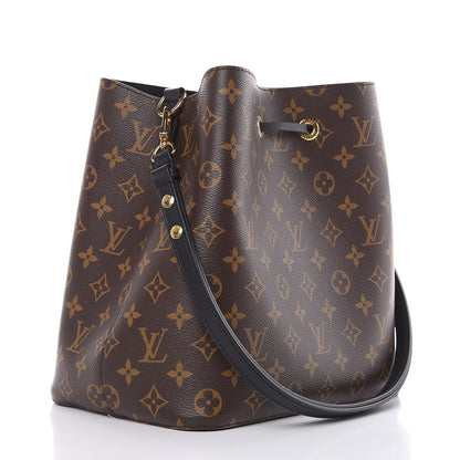 Louis Vuitton Monogram Neonoe MM Black 3 of 9