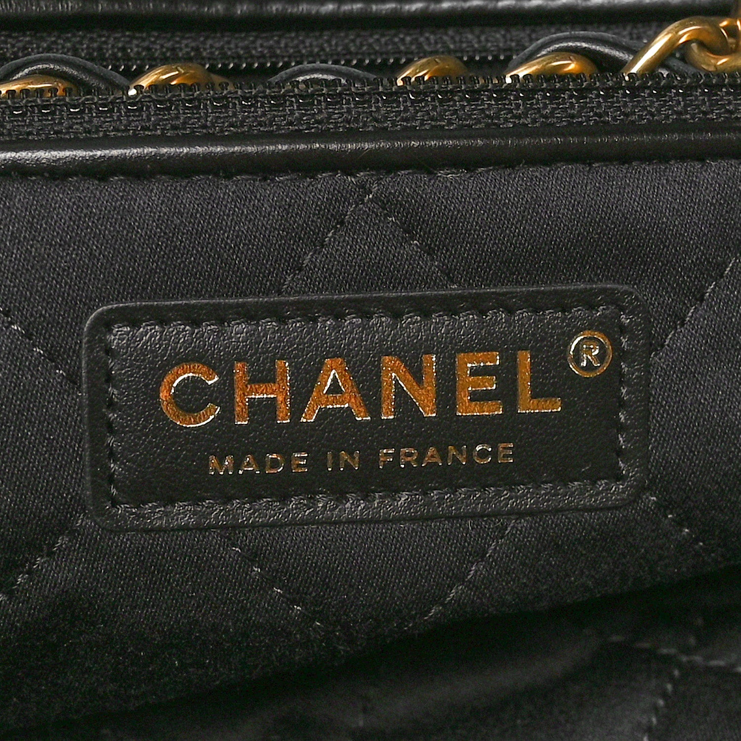 Chanel Shiny Calfskin Quilted Chanel 22 Black 7 of 11