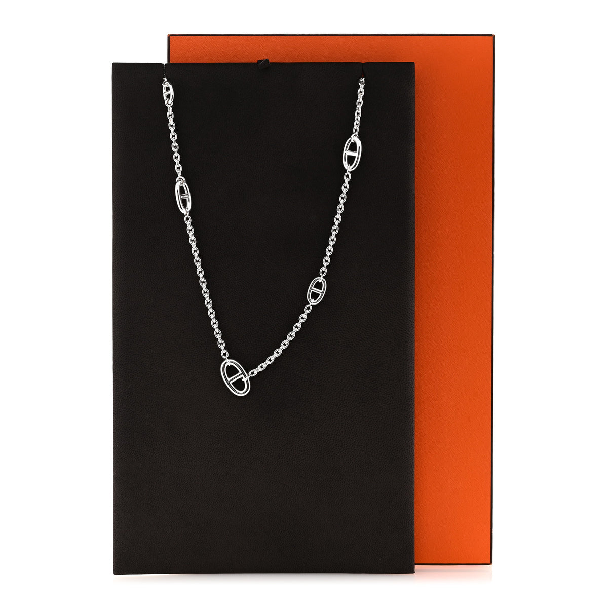 Hermes Sterling Silver Farandole Necklace 80 6 of 6