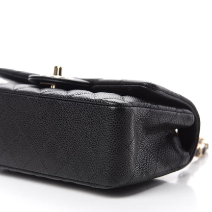 Chanel Caviar Quilted Mini Rectangular Flap Black 7 of 11