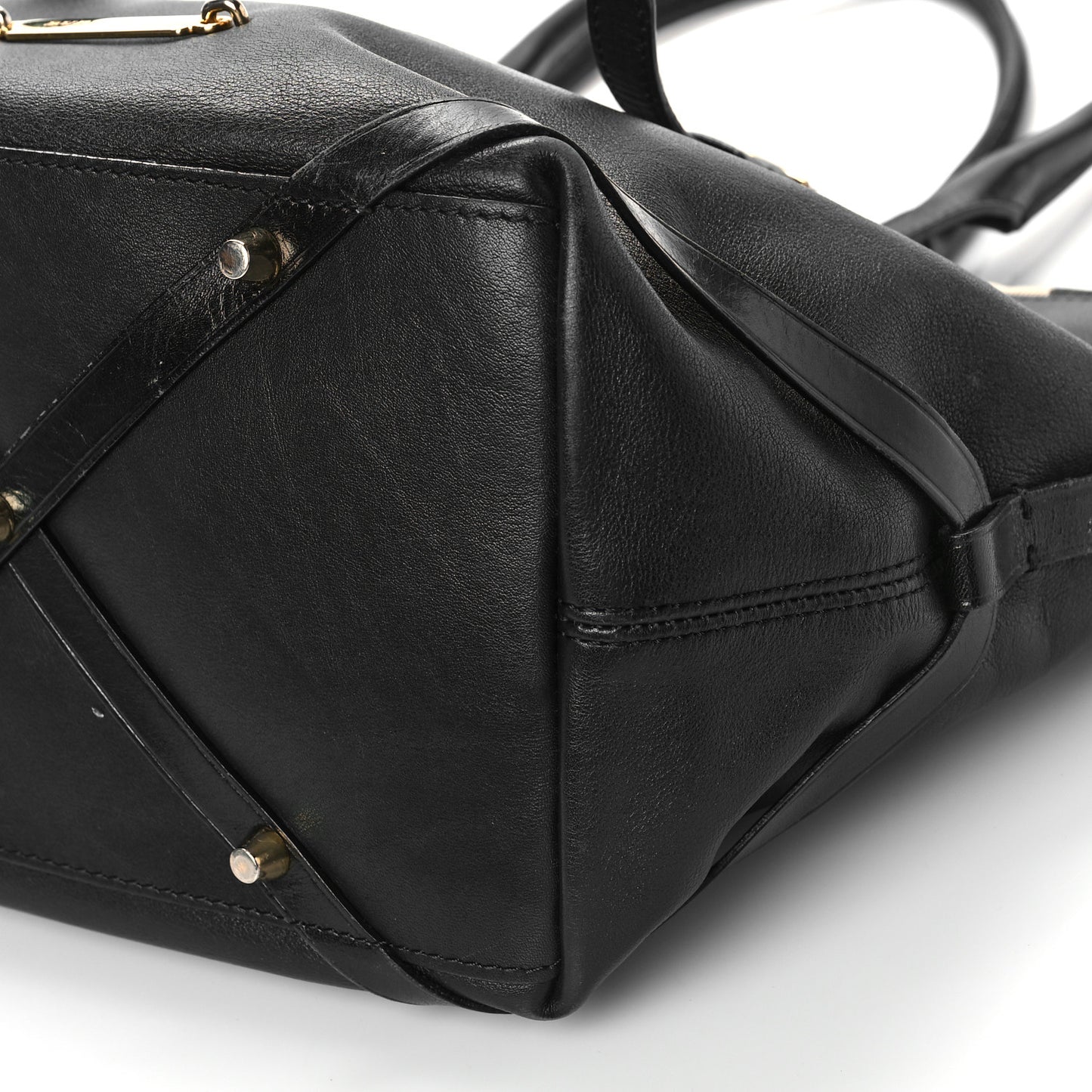 Calfskin House Check Small Salisbury Tote Black