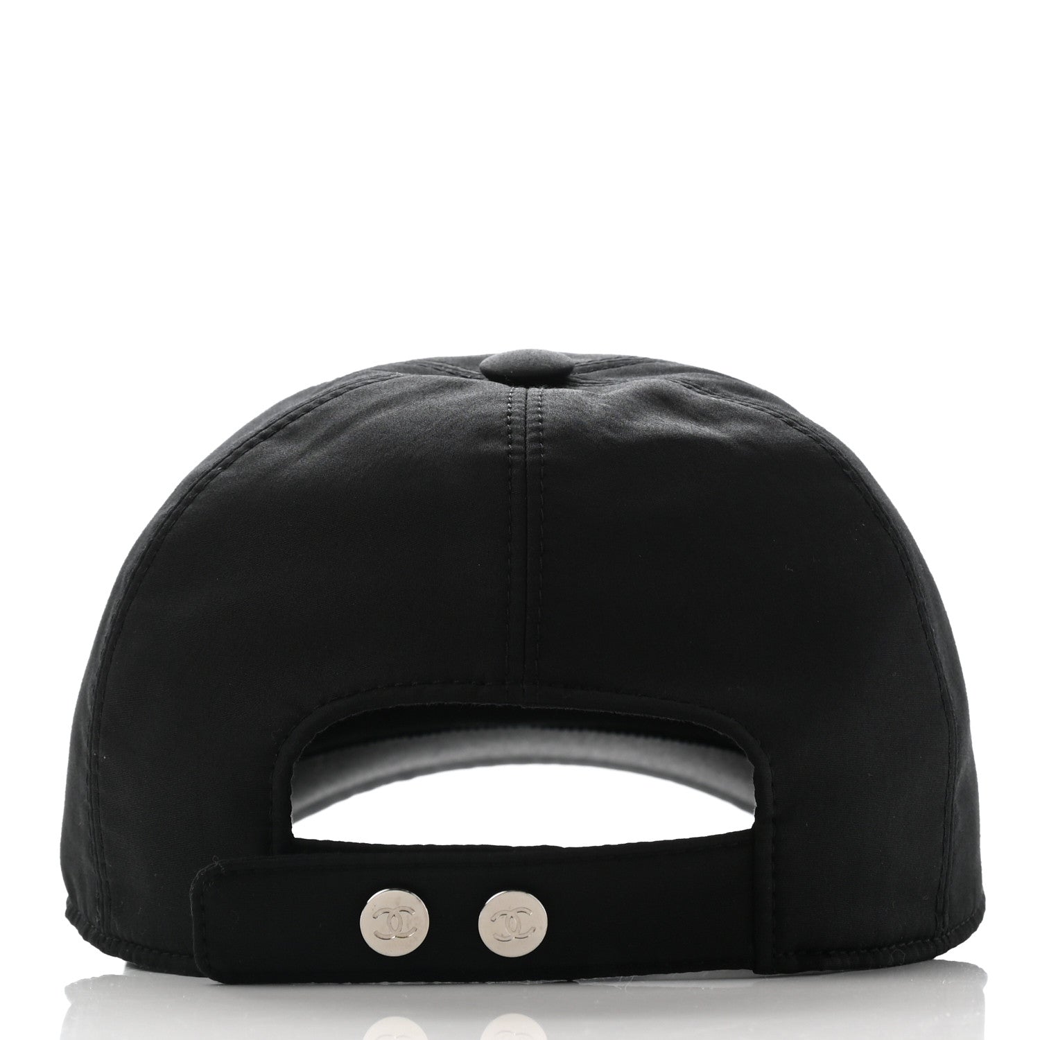 Chanel Cotton CC Cap Hat Black 6 of 9