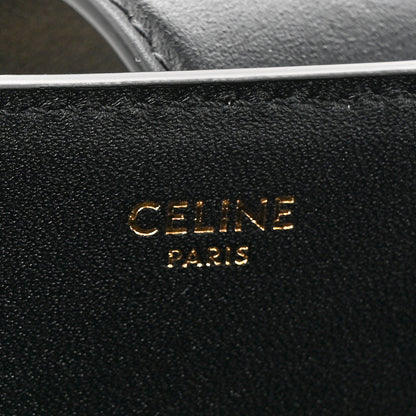 Celine Smooth Calfskin Triomphe Medium Louise Bag Black 7 of 10