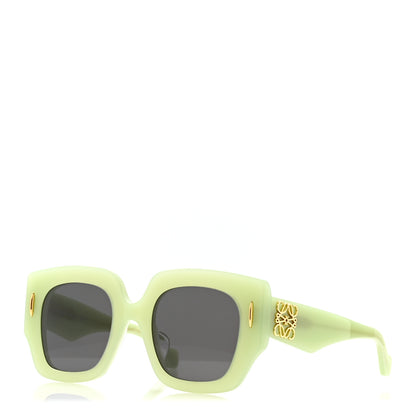 Loewe Acetate Anagram Sunglasses LW40129U Light Green 1 of 8
