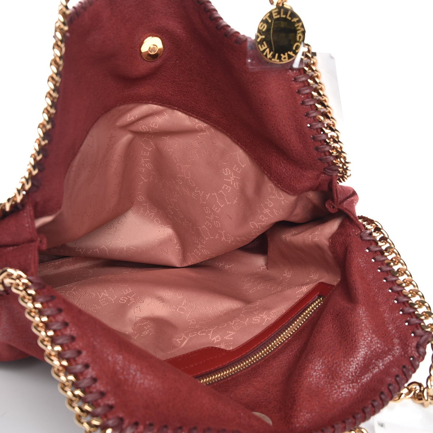Shaggy Deer Small Falabella Tote Ruby