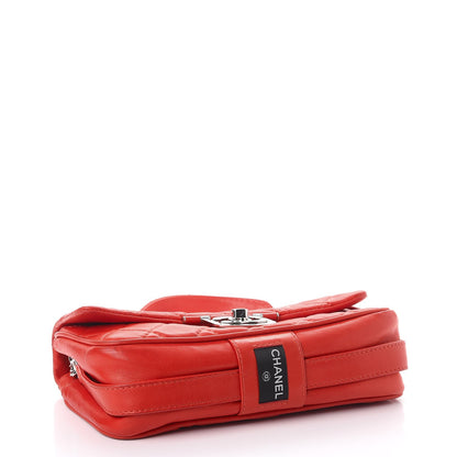 Chanel Lambskin Quilted Medium Icons Secret Label Flap Coral 4 of 14