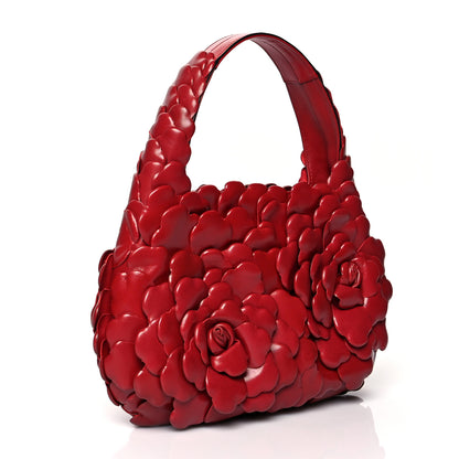 Valentino Garavani Nappa Atelier 03 Rose Edition Small Hobo Rosso Valentino 3 of 9