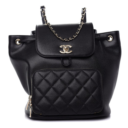 Chanel Caviar Quilted Business Affinity Backpack Black 1 of 10