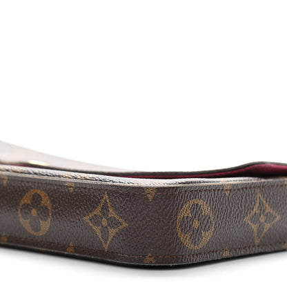 Louis Vuitton Monogram Pochette Felicie Chain Wallet Fuchsia 12 of 14
