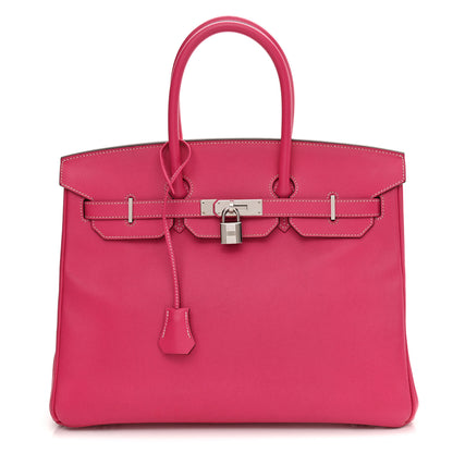 Hermes Epsom Birkin 35 Rose Tyrien 1 of 10