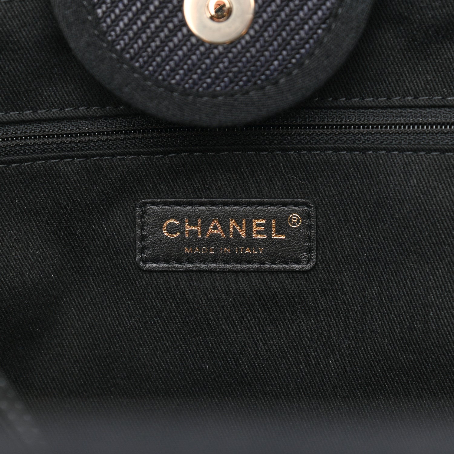Chanel Mixed Fibers Medium Deauville Tote Black 5 of 9