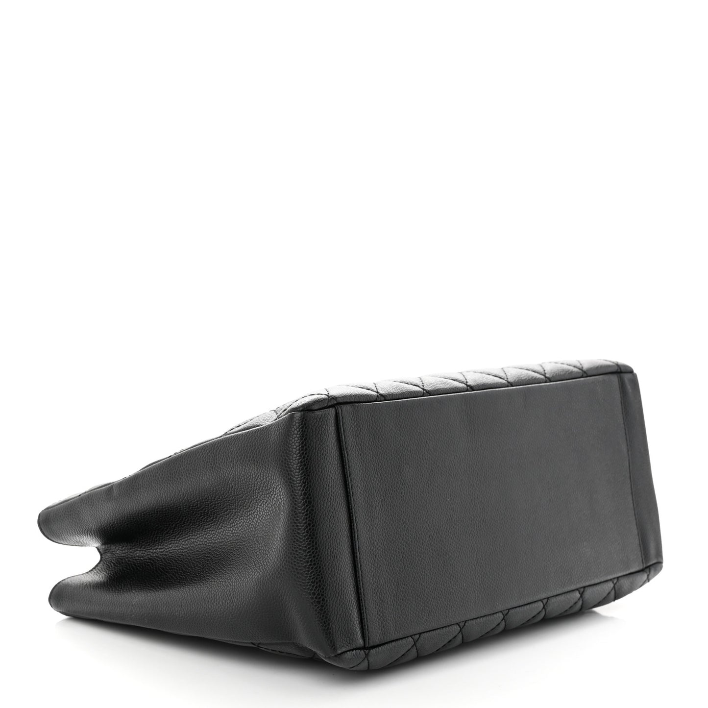 Caviar Quilted Grand Shopping Tote GST Black