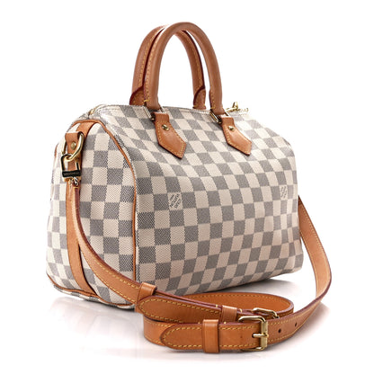 Louis Vuitton Damier Azur Speedy Bandouliere 25 3 of 11