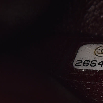 Chanel Caviar Chevron Quilted Medium Double Flap Black 9 of 9