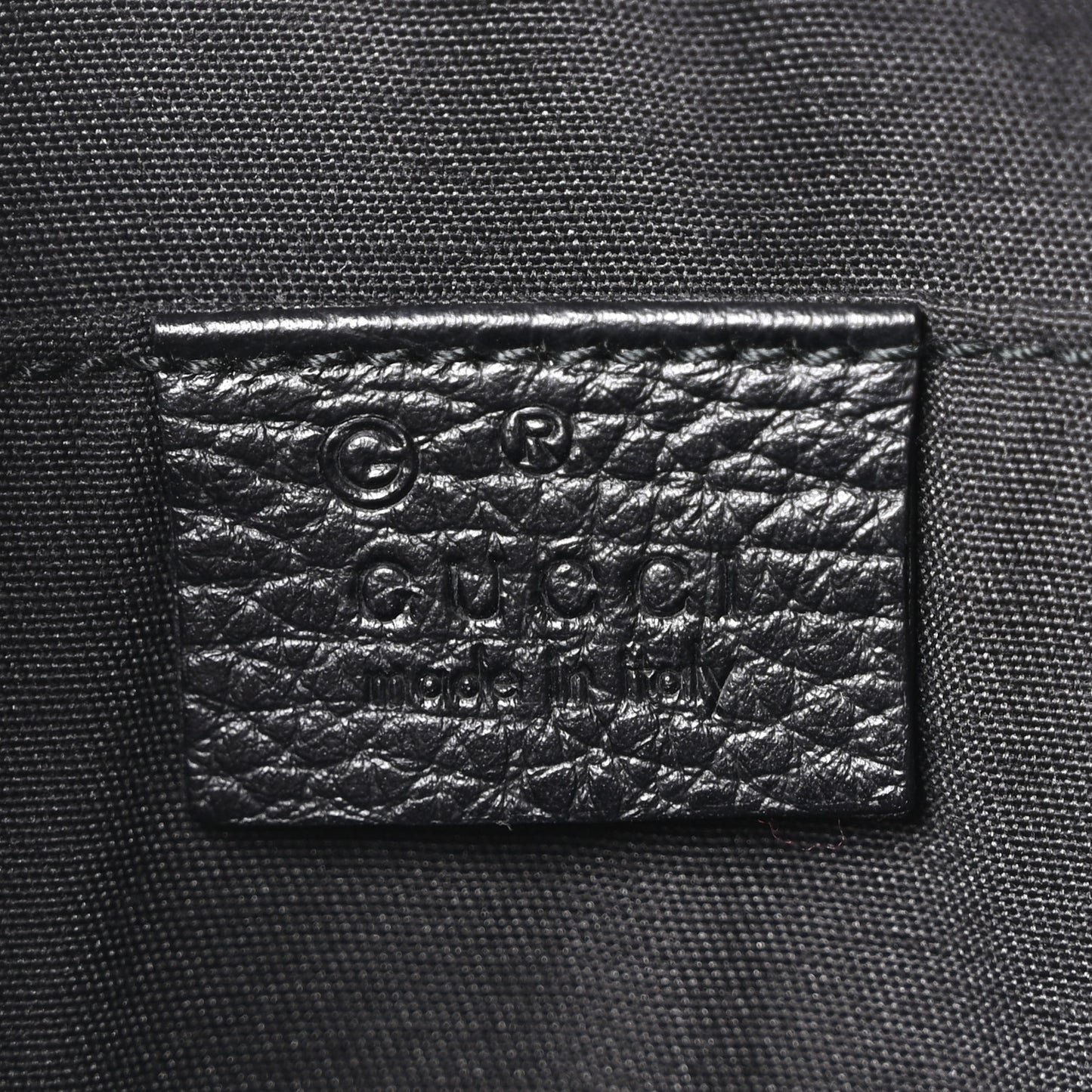 Nylon Monogram Belt Bag Black