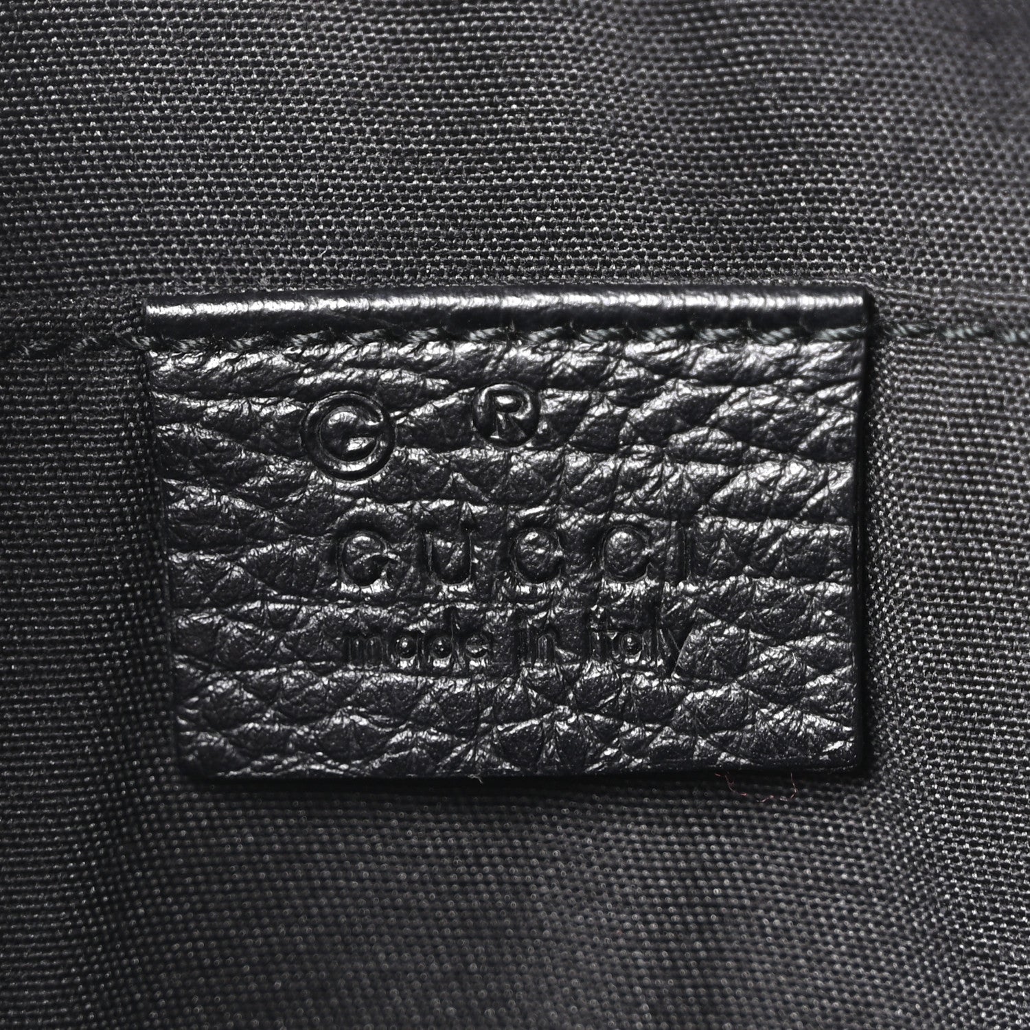 Gucci Nylon Monogram Belt Bag Black 5 of 9