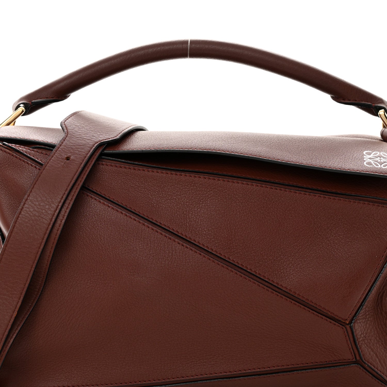 Loewe Calfskin Medium Puzzle Bag Prune 7 of 12