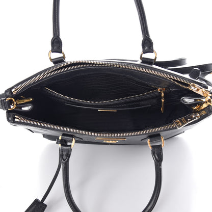 Prada Saffiano Medium Galleria Double Zip Tote Black 6 of 23