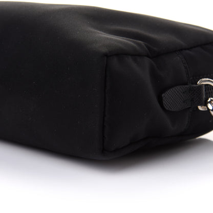 Prada Tessuto Nylon Saffiano Wristlet Black 10 of 11