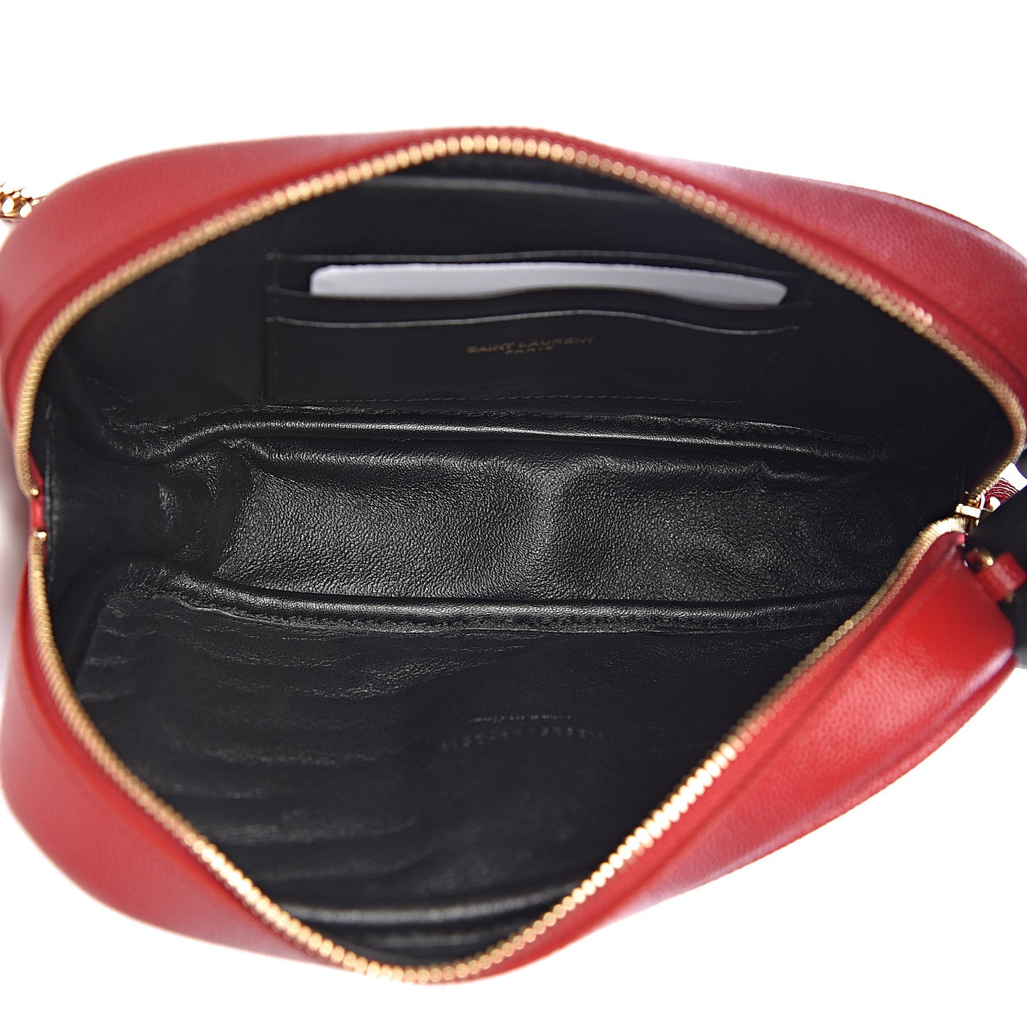 Grain De Poudre Matelasse Monogram Mini Lou Camera Bag Eros Red