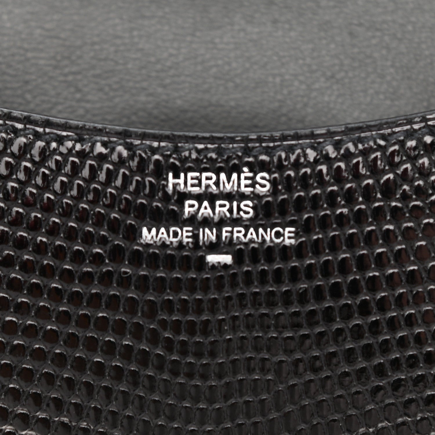 Hermes Lizard Constance Slim Wallet Black 6 of 7