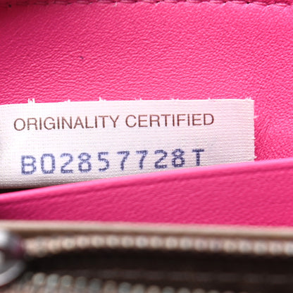 Bottega Veneta Nappa Intrecciato Zip Around Wallet Pink 7 of 10
