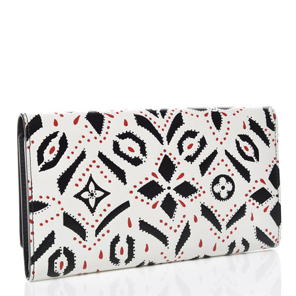 Louis Vuitton Calfskin Graphic Print Twist Wallet 3 of 11