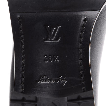 Louis Vuitton Calfskin Monogram Suzy Boots 36.5 Black 7 of 10