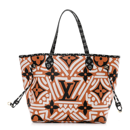 Louis Vuitton Monogram Giant Crafty Neverfull MM Creme Caramel 1 of 9