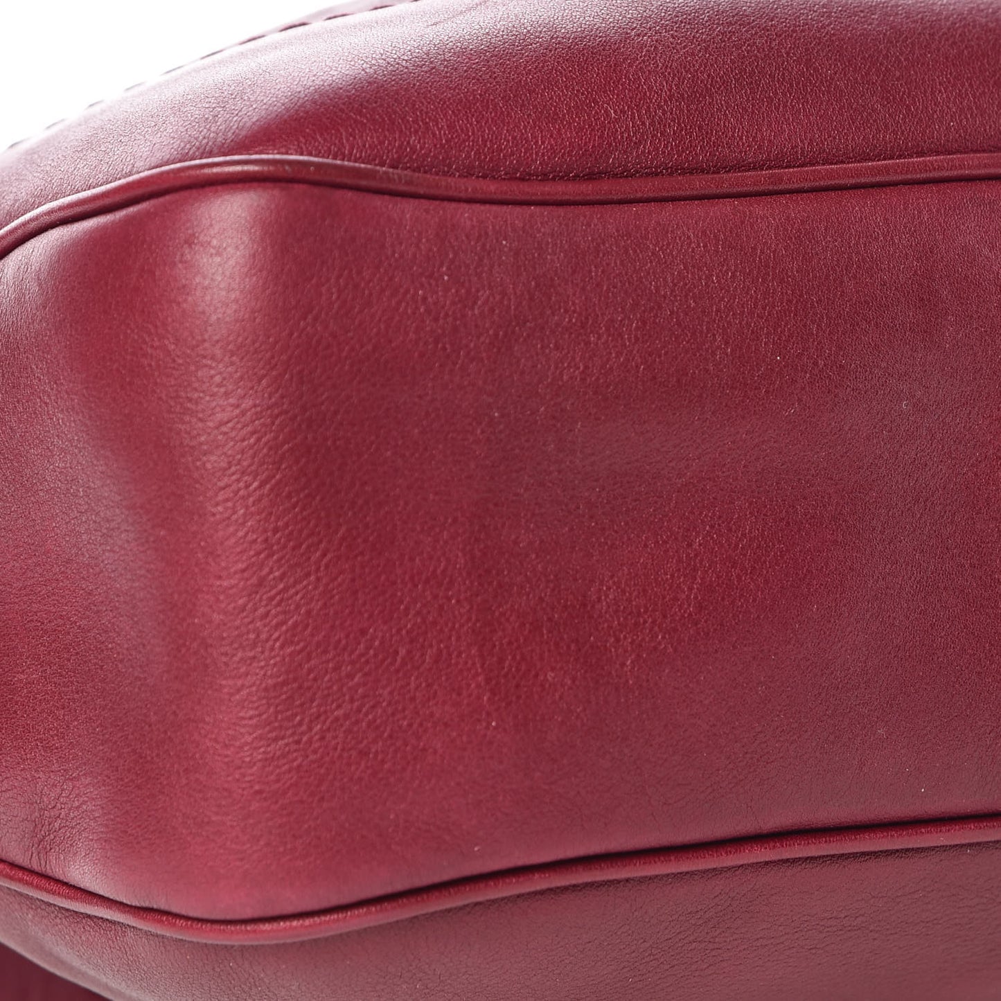 Calfskin Medium Jackie Shoulder Bag Burgundy