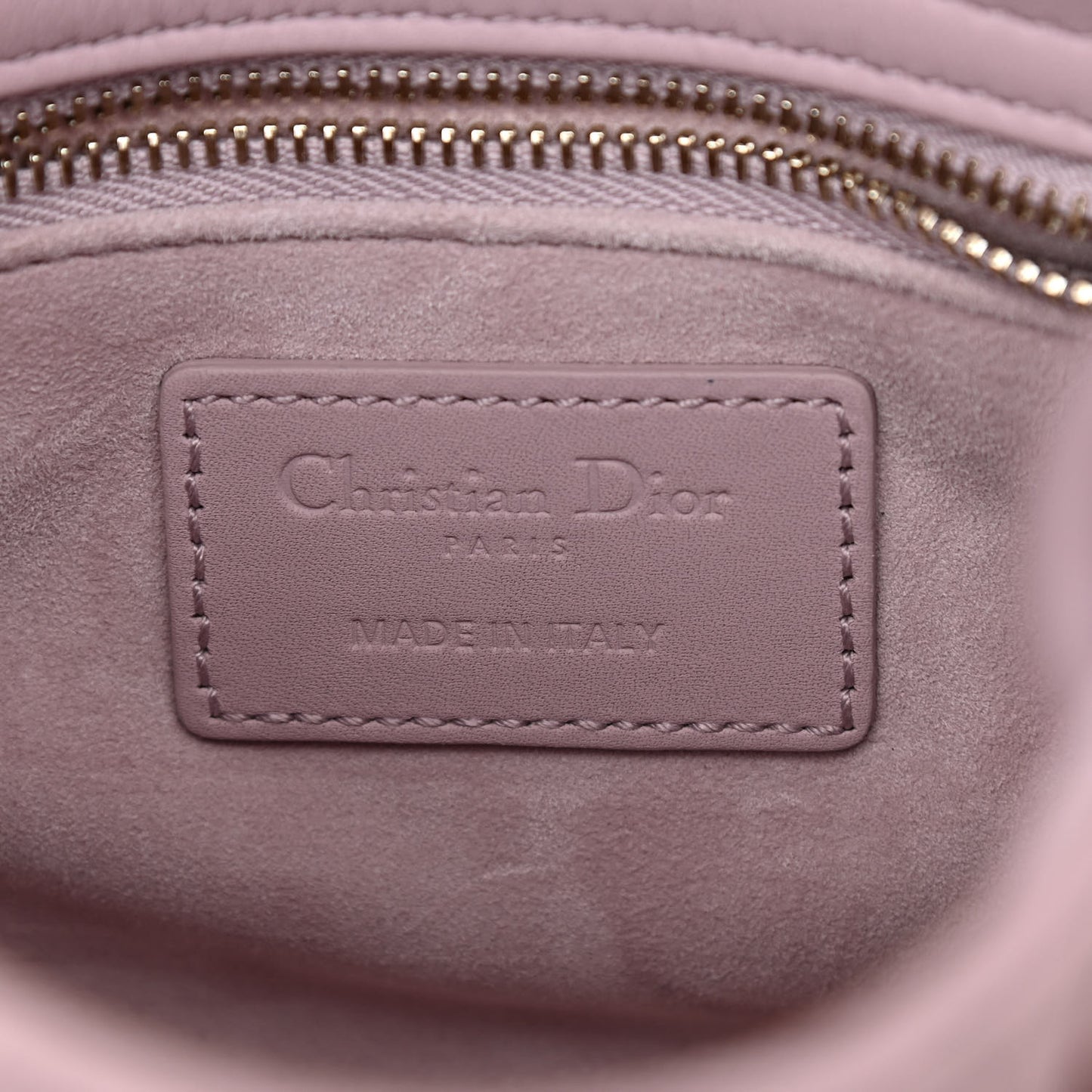 Ultra Matte Calfskin Cannage Mini Lady Dior Lavender