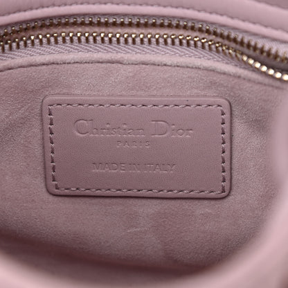 Christian Dior Ultra Matte Calfskin Cannage Mini Lady Dior Lavender 6 of 11