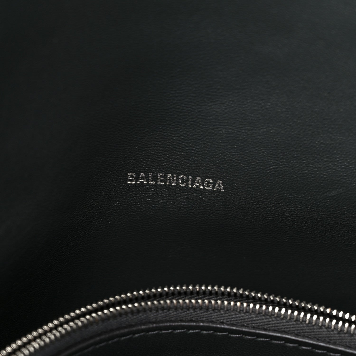 Balenciaga Metallic Crushed Calfskin Large Crush Chain Bag Steel Grey 6 of 10