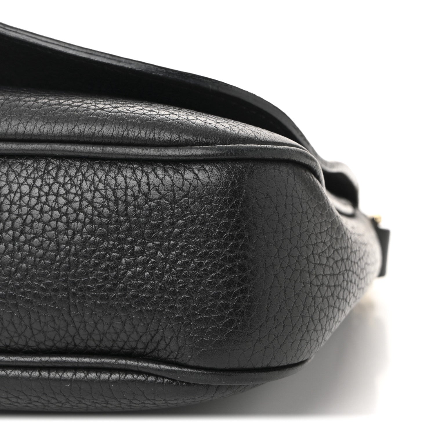 Gucci Pebbled Calfskin Medium Soho Flap Crossbody Black 10 of 12