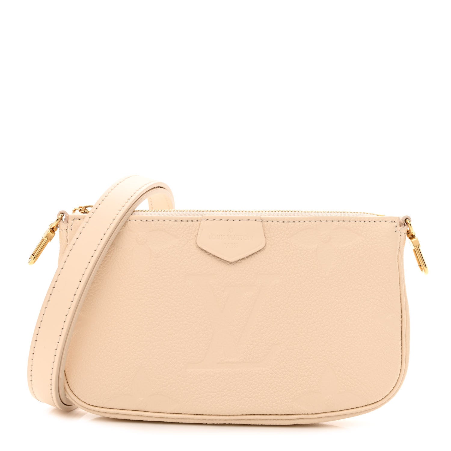 Louis Vuitton Empreinte Monogram Giant Multi Pochette Accessories Small Pochette Cream 1 of 10