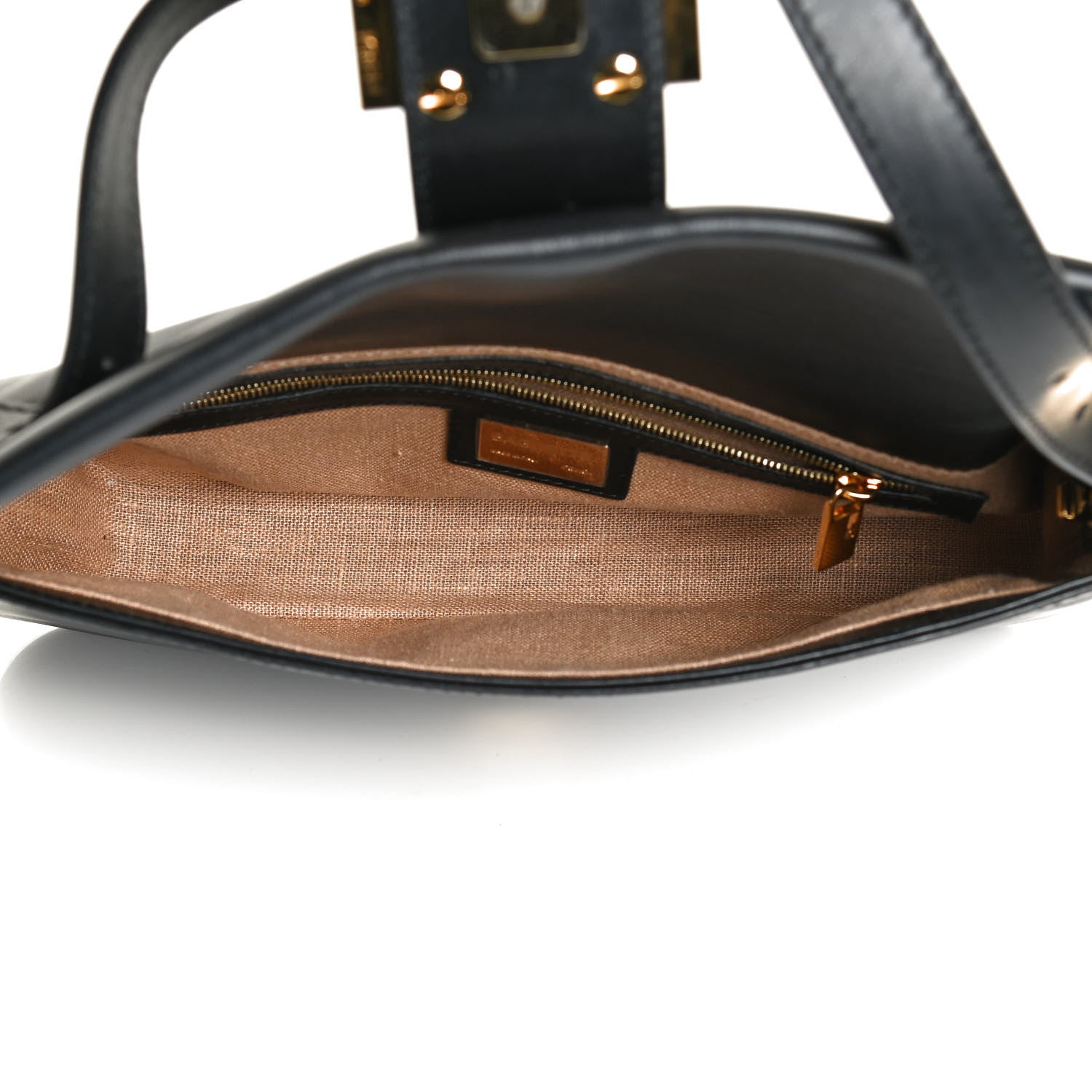 Fendi Vitello Baguette Trace Black 4 of 11