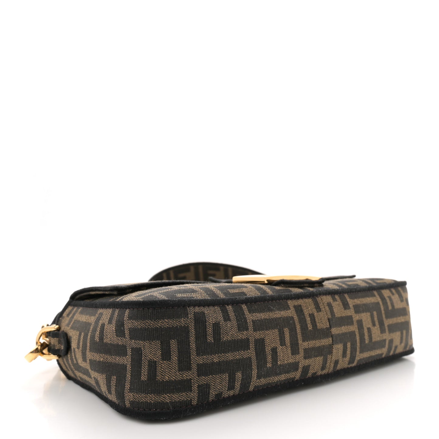 Fabric Jacquard FF 1974 Medium Baguette Tobacco Moro Black