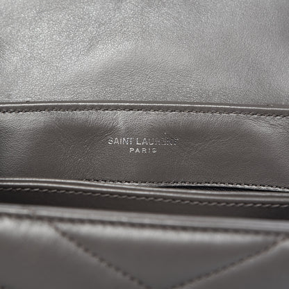 Saint Laurent Calfskin Y Quilted Monogram Toy Loulou Crossbody Bag Earth 7 of 11