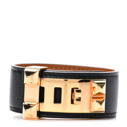 Hermes Epsom Collier de Chien CDC 24 Bracelet T2 Black 1 of 5