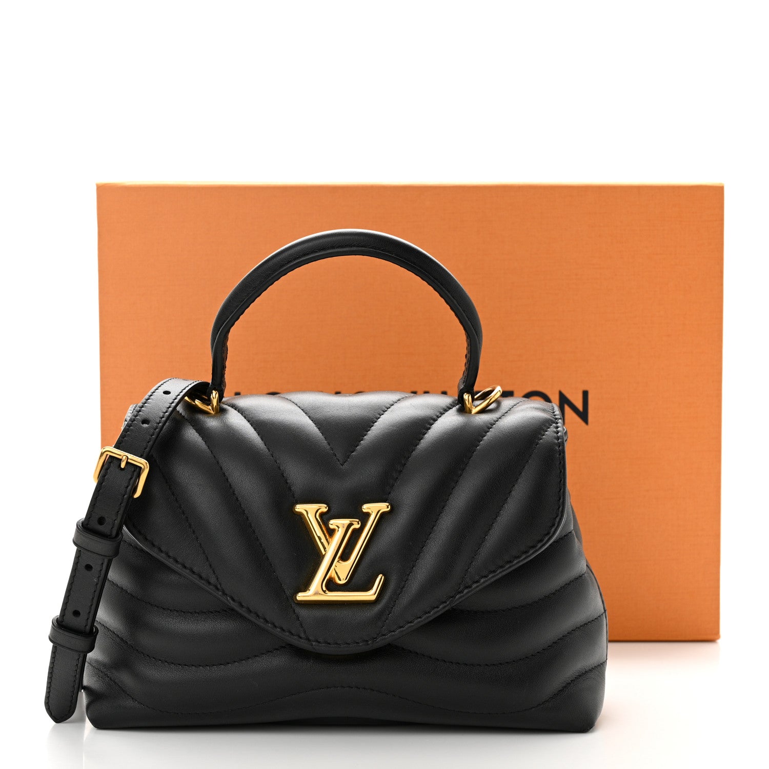 Louis Vuitton Calfskin Hold Me New Wave Black 11 of 11