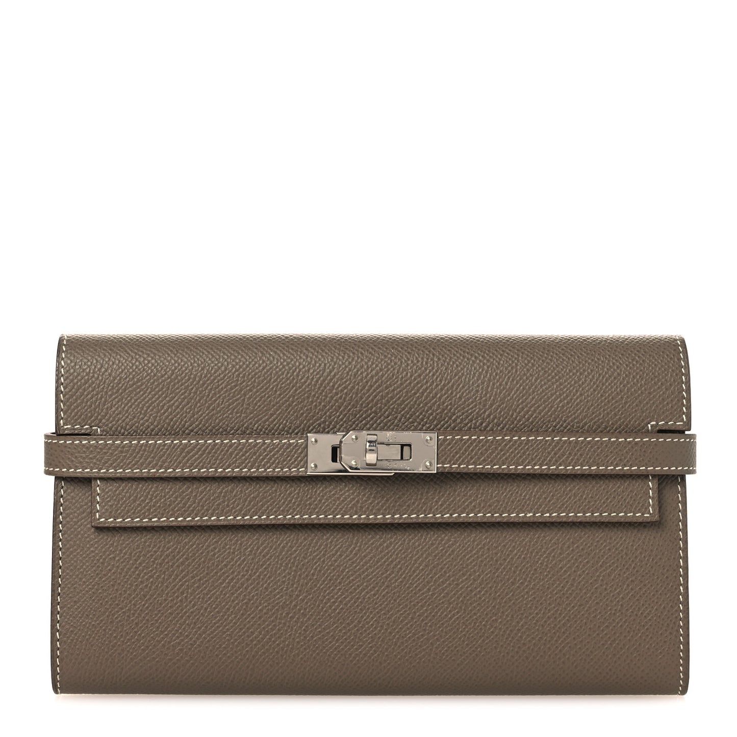 Epsom Kelly Longue Wallet Etoupe