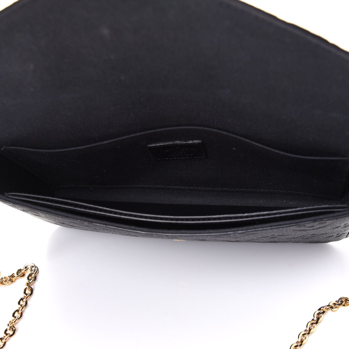 Empreinte Pochette Felicie Chain Wallet Black