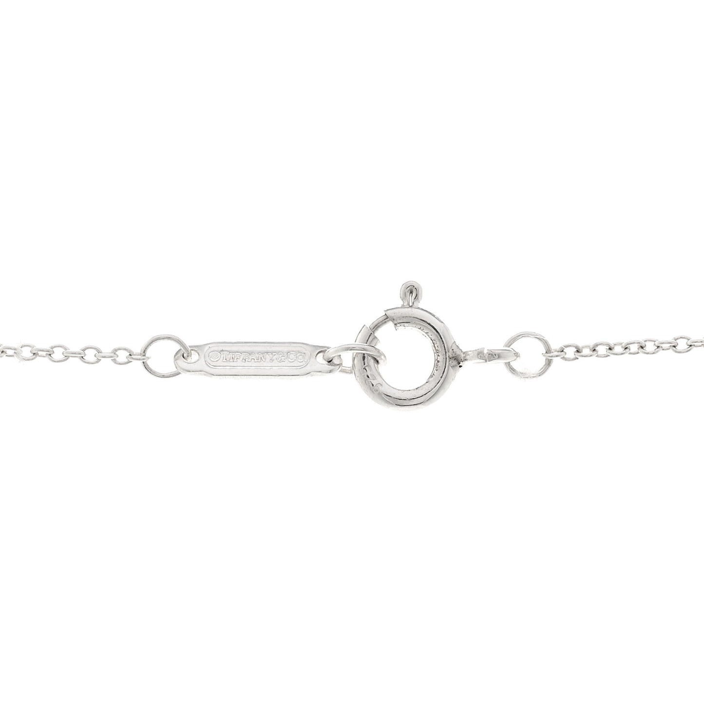 Sterling Silver Return To Tiffany Heart Tag Pendant Chain Necklace
