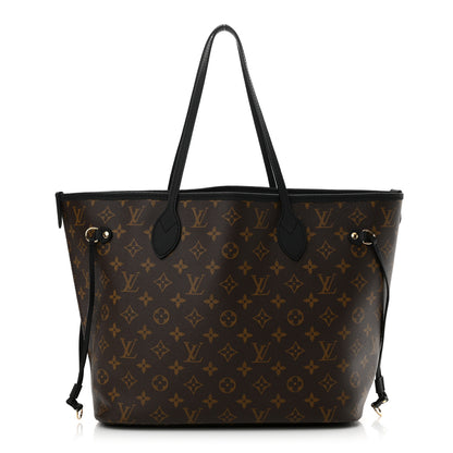 Louis Vuitton Monogram Calfskin Neo Neverfull Inside Out MM Black 1 of 18