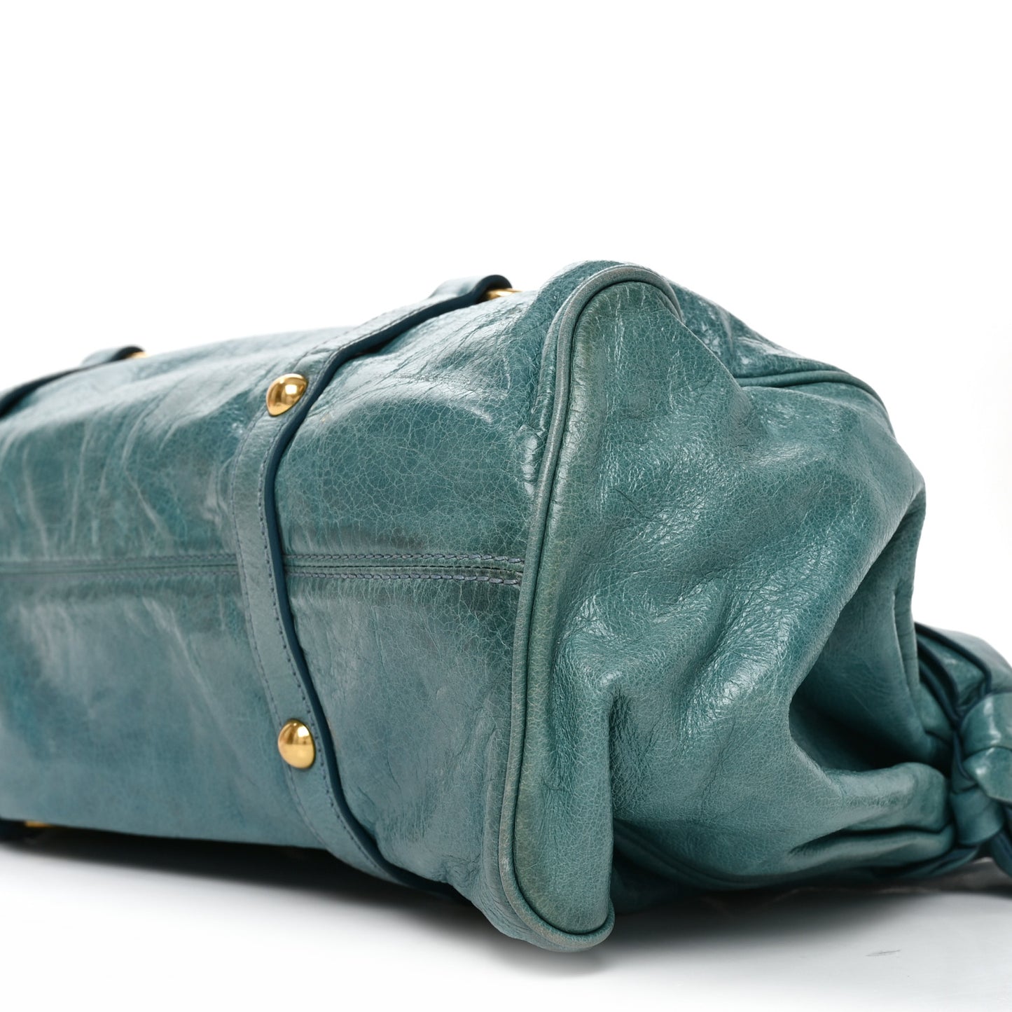 Vitello Lux Medium Bow Bag Blue