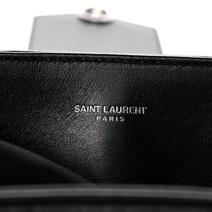 Saint Laurent Calfskin Y Quilted Monogram Large Loulou Shopper Black 8 of 13